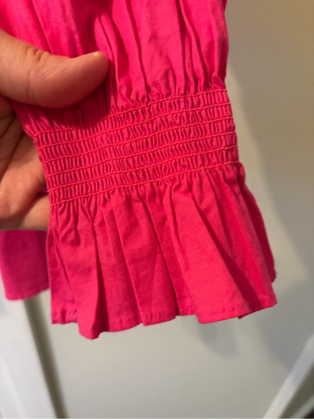 Tuckernuck Pomander Place Easton Blouse Pink Small - Picture 5 of 10